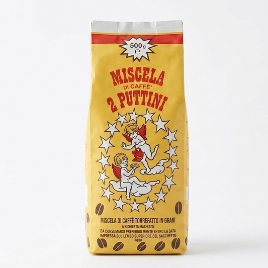 2 Puttini - 70% arabica / 30% robusta Grani 500g - Caffè Putto