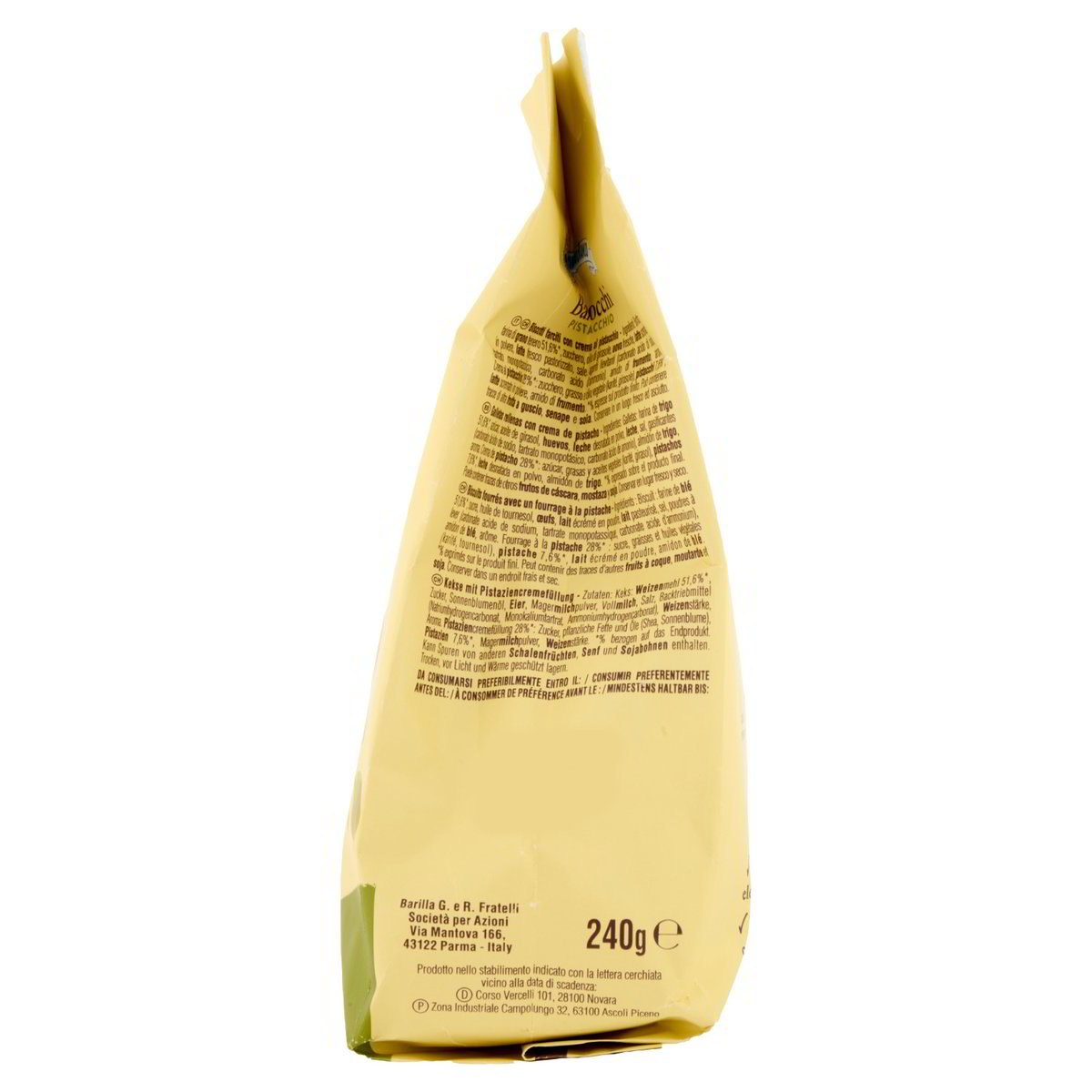Baiocchi Pistacchio 240g - Mulino Bianco