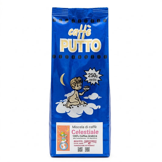 Celestiale - Caffè Arabica 100% Macinato 250g - Caffè Putto