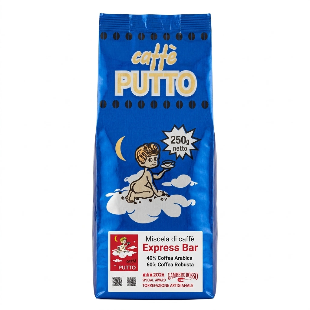 Express Bar - 40%arabica / 60% robusta Macinato 250g - Caffè Putto