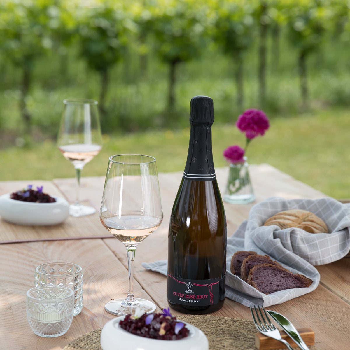 Spumante Cuvée Brut Rosé "Metodo Classico" - Corte Fornello