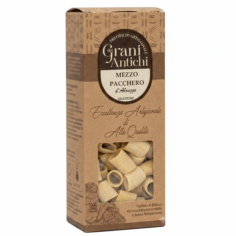 Mezzo Pacchero Rigato 300g - Pastificio dei Grani Antichi