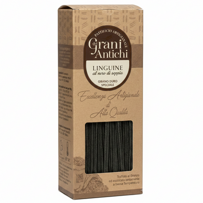 Linguine al Nero di Seppia 300g - Pastificio dei Grani Antichi