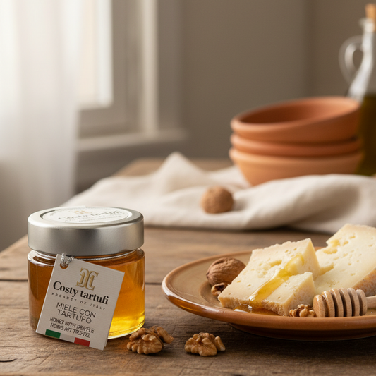 Miele d'Acacia al Tartufo Bianco 130g - Costy Tartufi