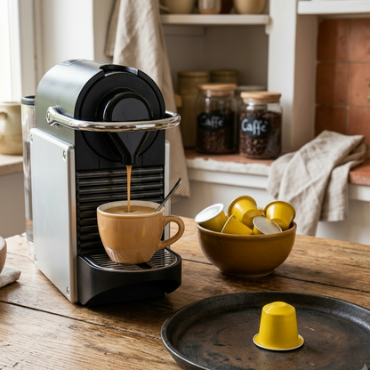 10 Capsule compatibili Nespresso "2 Puttini"  70% arabica / 30% robusta - Caffè Putto