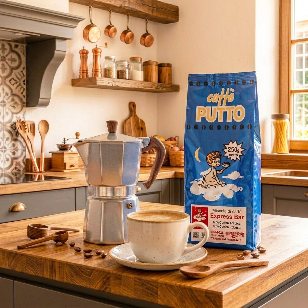 Express Bar - 40%arabica / 60% robusta Macinato 250g - Caffè Putto