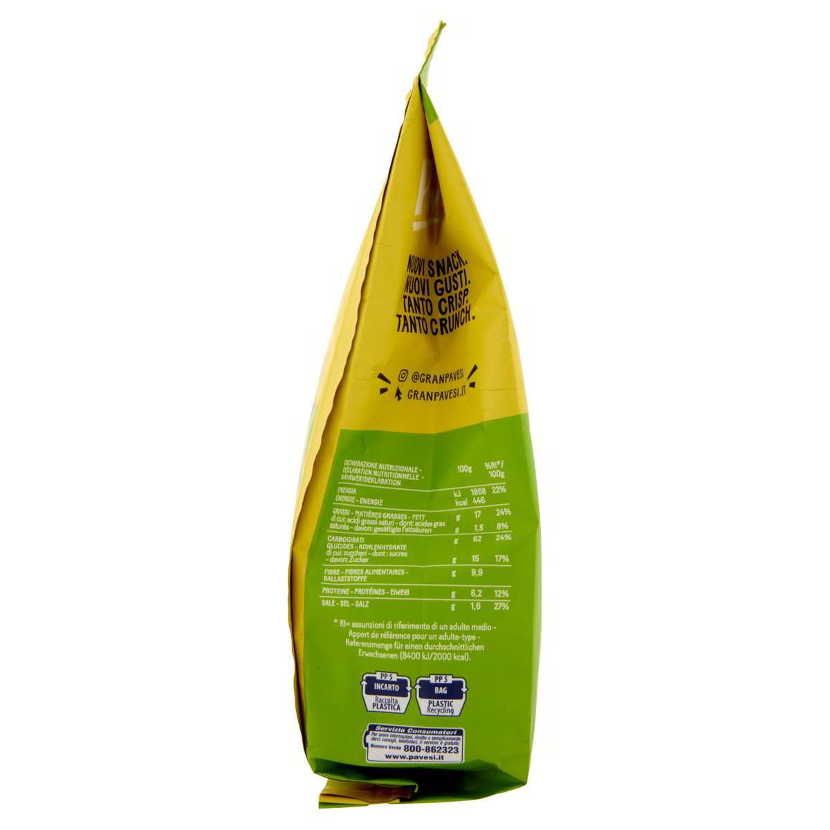 Gran Pavesi Sfoglie Croccanti Gusto Pepe e Lime 150g - Pavesi
