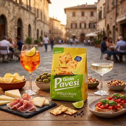 Gran Pavesi Sfoglie Croccanti Gusto Pepe e Lime 150g - Pavesi