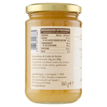 Marmellata di Cedri di Sicilia 360g - AgriSicilia