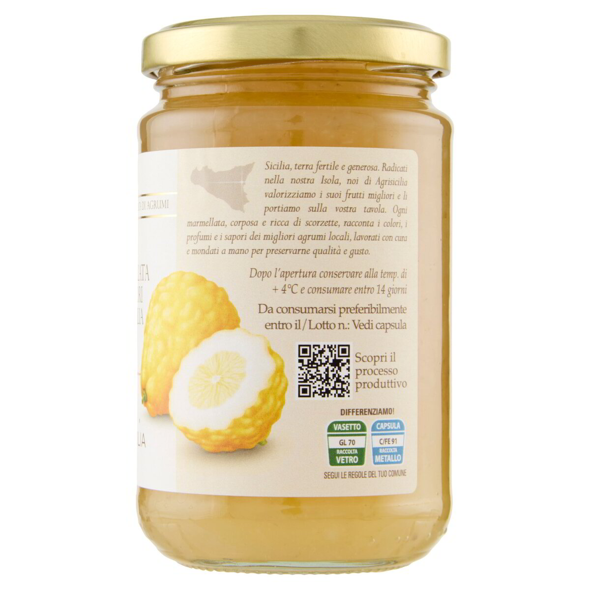 Marmellata di Cedri di Sicilia 360g - AgriSicilia
