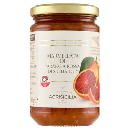 Marmellata di Arancia Rossa di Sicilia I.G.P. 360g - AgriSicilia
