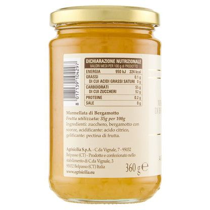 Marmellata di Bergamotto 360g - AgriSicilia