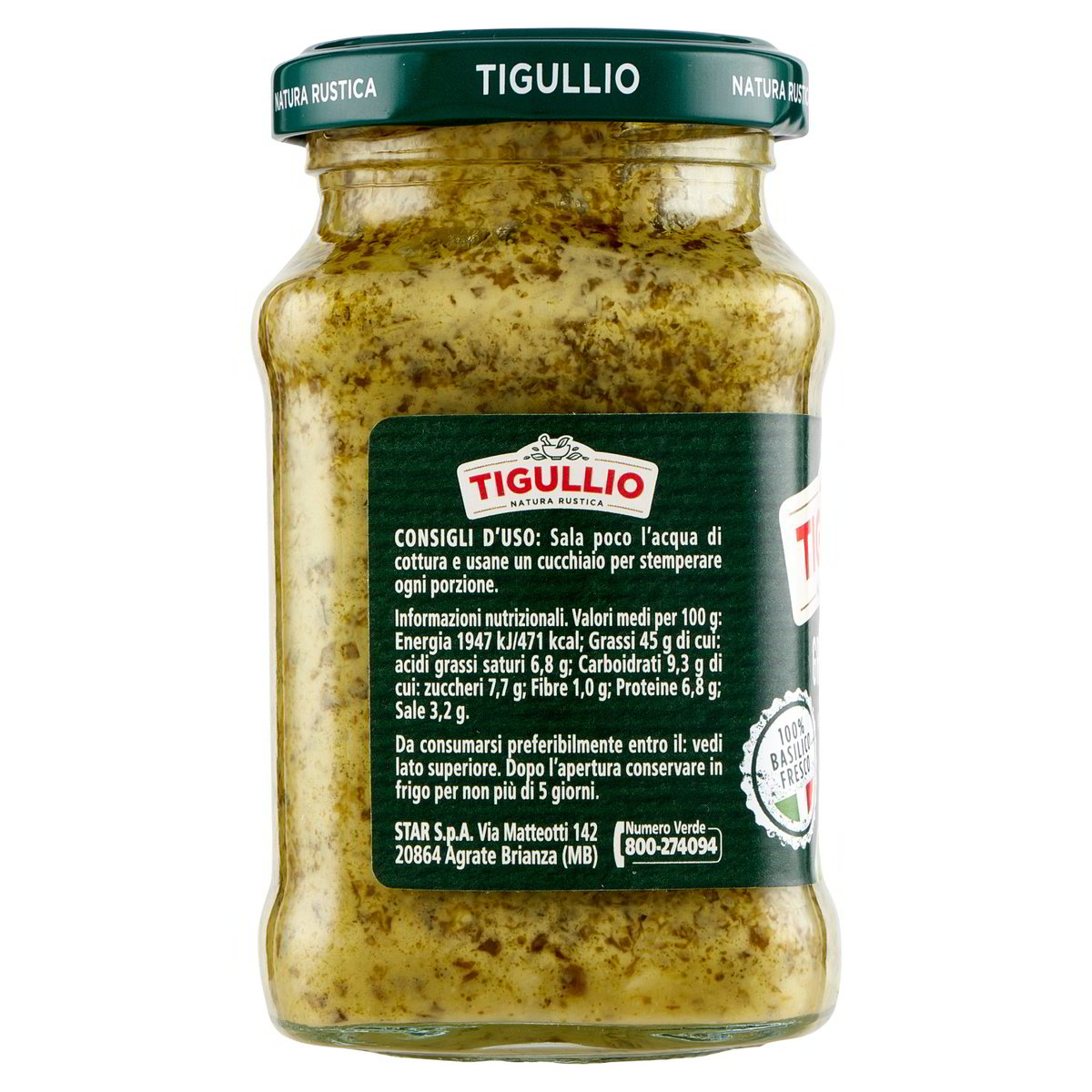 Gran Pesto alla Genovese con Aglio 190g - Tigullio