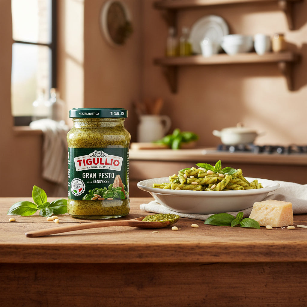 Gran Pesto alla Genovese con Aglio 190g - Tigullio