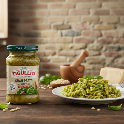 Gran Pesto alla Genovese senza Aglio 190g - Tigullio