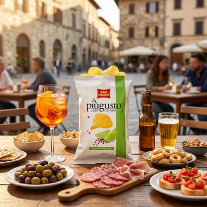 Più Gusto Lime e Pepe Rosa 150g multipack 6x25g - San Carlo
